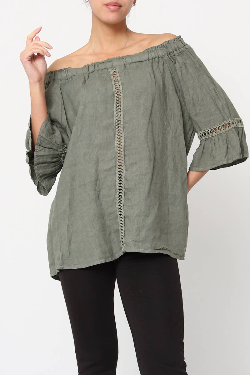 100% Linen Blouse