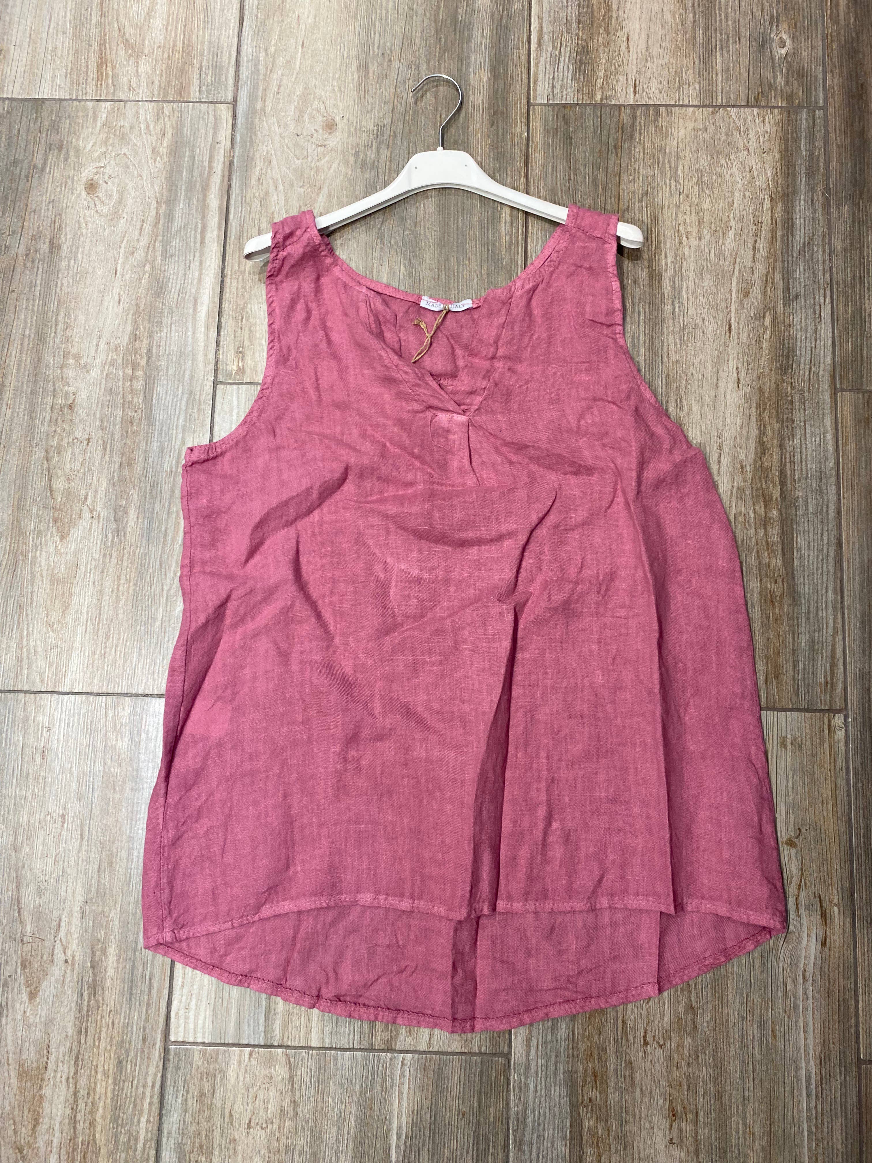 100% Linen Tank Top