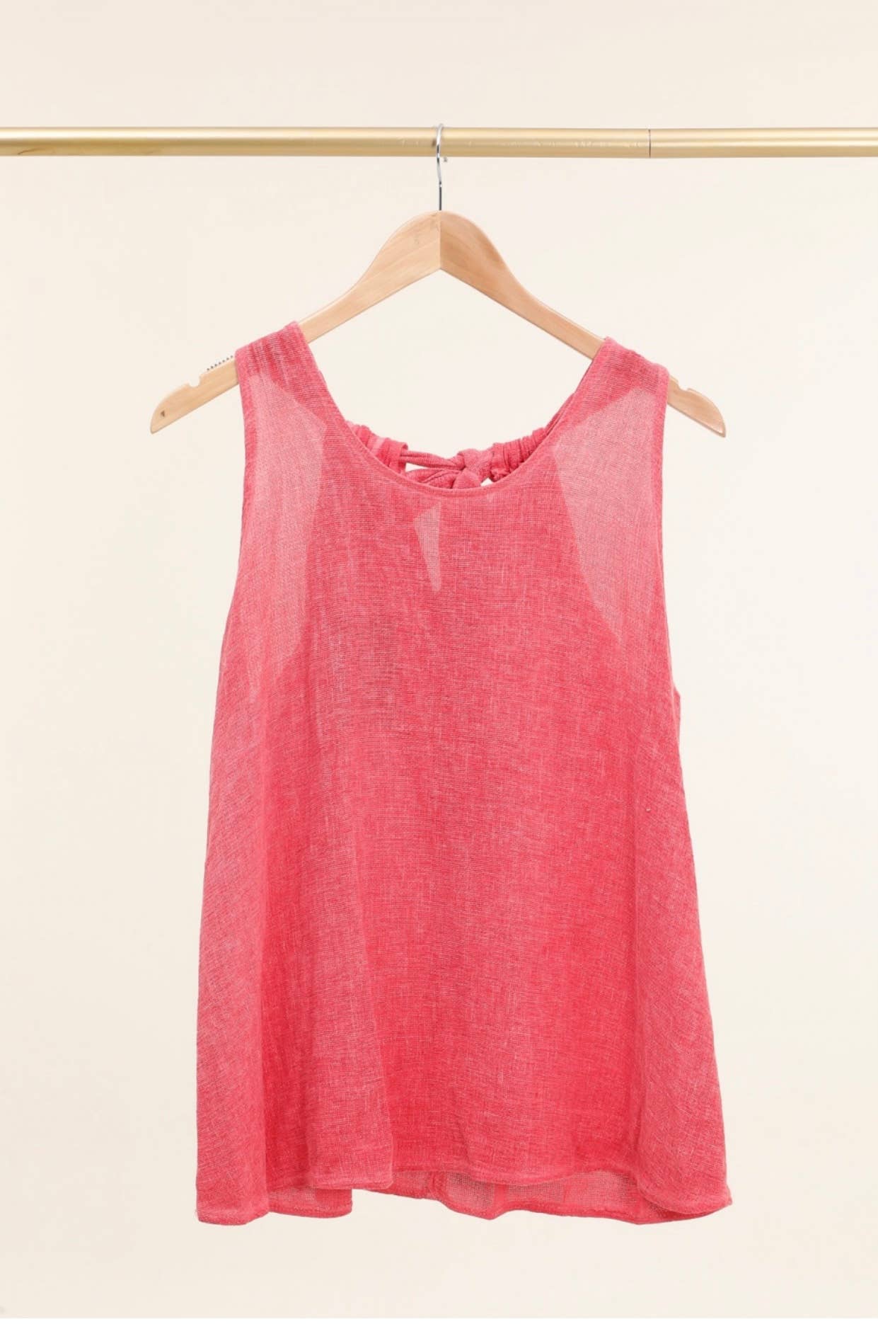 Linen Blend Tank Top