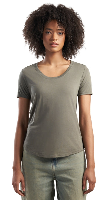 Women's Relaxed Fit bamboo T-shirt - Scoop Bottom
