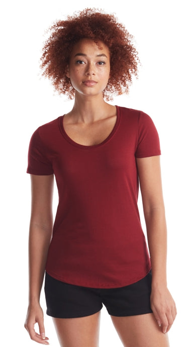 Women's Relaxed Fit bamboo T-shirt - Scoop Bottom