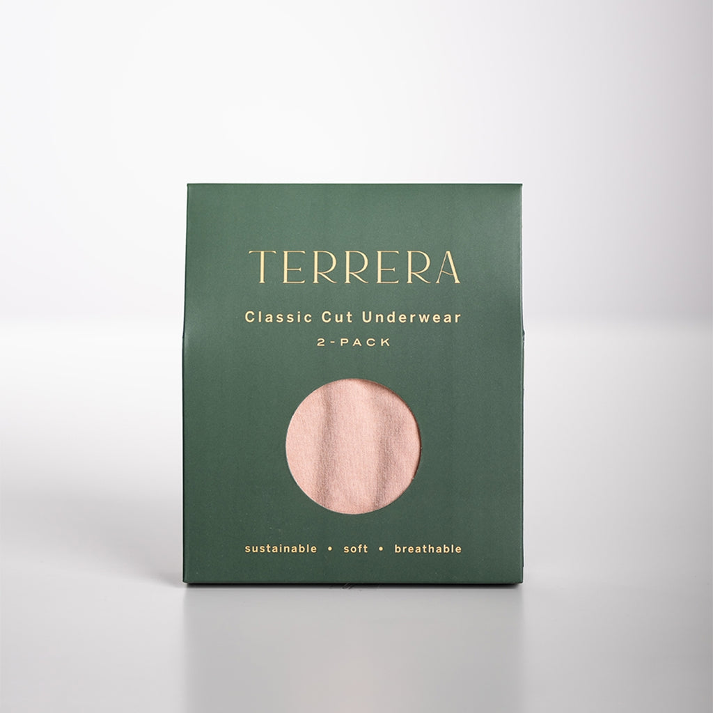 Packaging for the classic cut bamboo underwear.