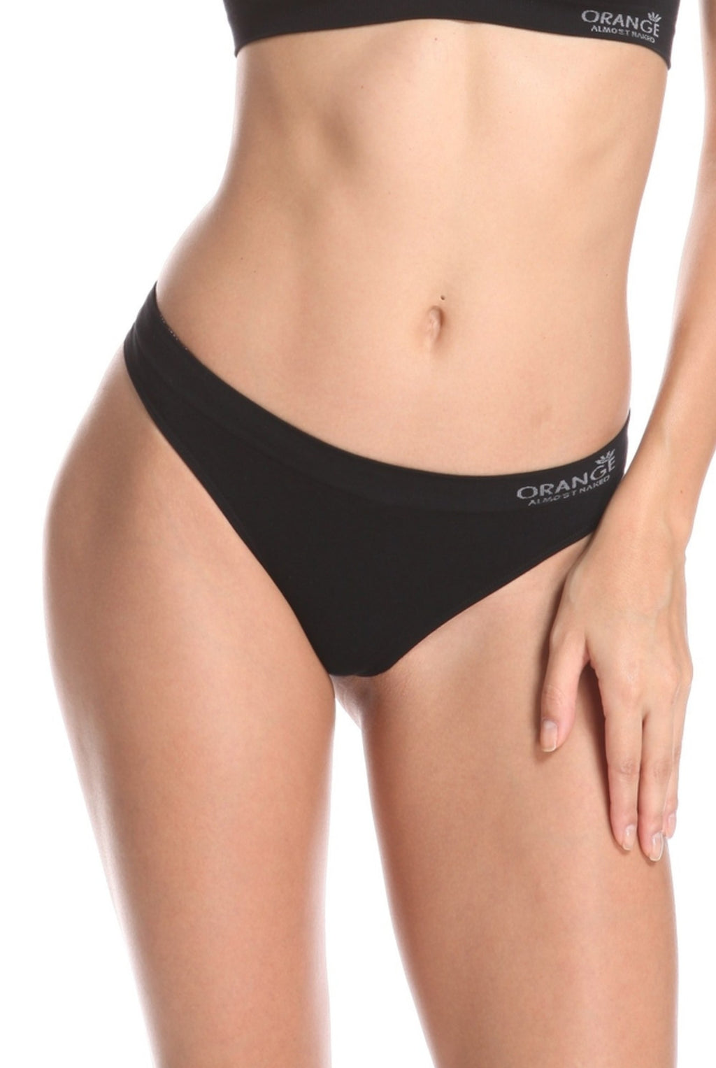 Thong cut bamboo underwear close view.