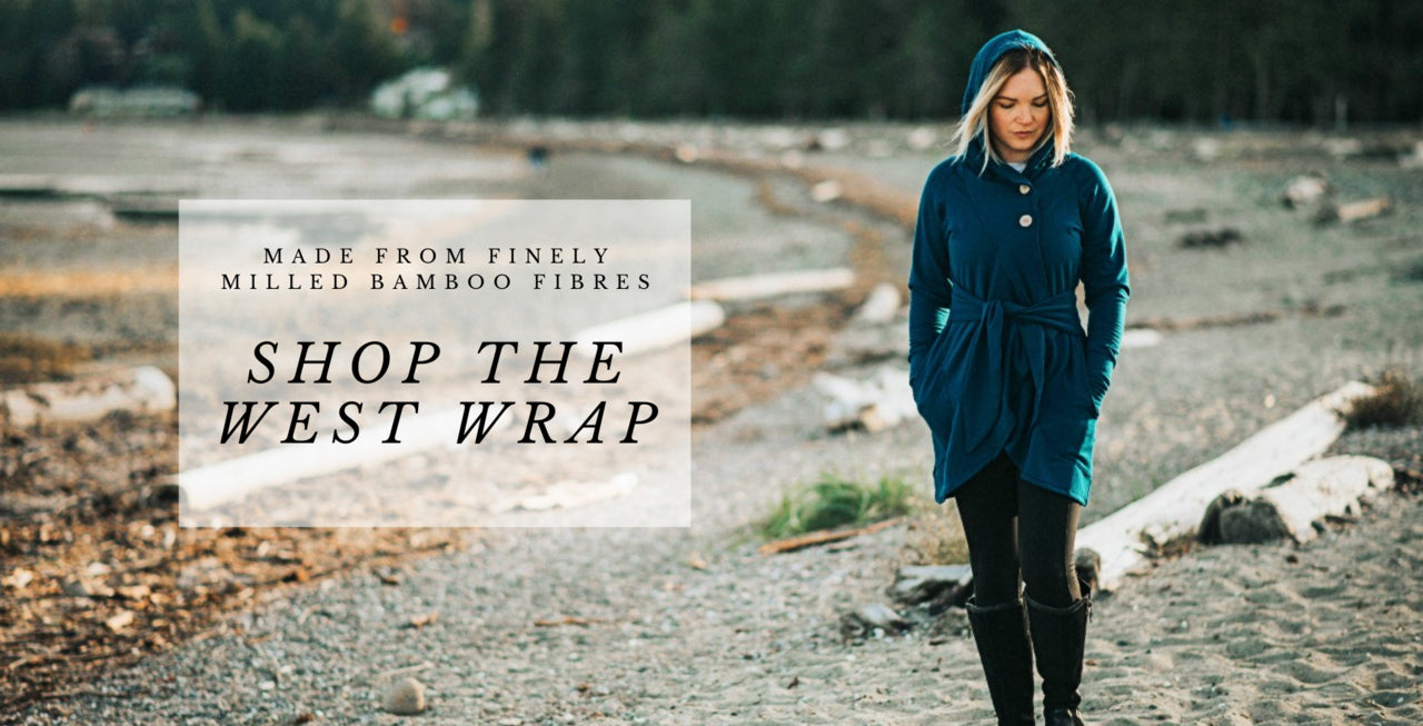 West Wrap Bamboo Wrap Sweaters and Bamboo Hoodies